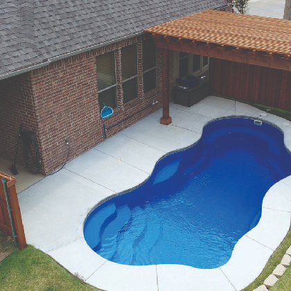 Luxury outdoor pool near me with modern tile finish</p> <p>